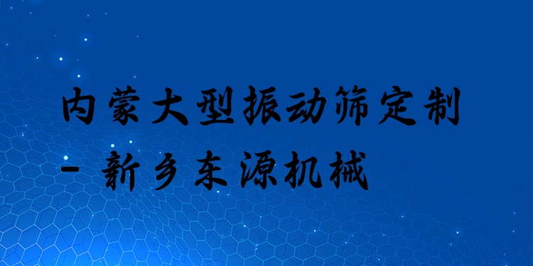 內(nèi)蒙大型振動篩定制 - 新鄉(xiāng)東源機械