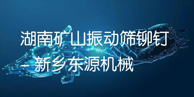 湖南礦山振動(dòng)篩鉚釘 - 新鄉(xiāng)東源機(jī)械