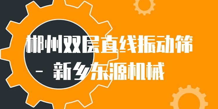 郴州雙層直線振動(dòng)篩 - 新鄉(xiāng)東源機(jī)械