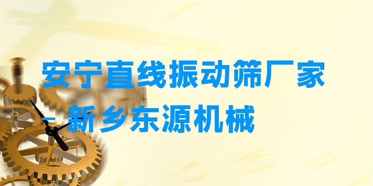 安寧直線振動篩廠家 - 新鄉(xiāng)東源機(jī)械