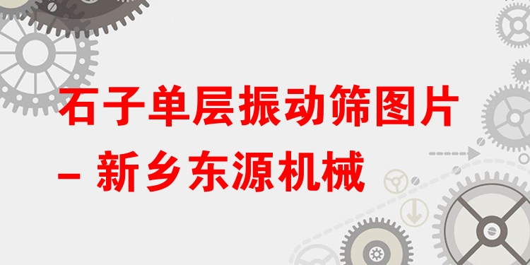 石子單層振動(dòng)篩圖片 - 新鄉(xiāng)東源機(jī)械