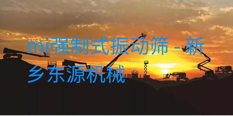 mi強(qiáng)制式振動(dòng)篩 - 新鄉(xiāng)東源機(jī)械