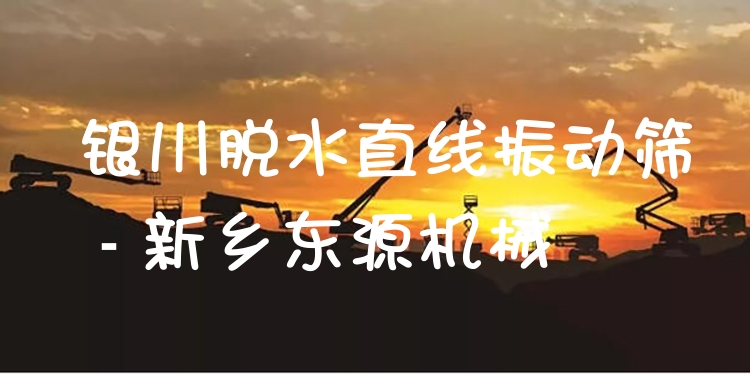 銀川脫水直線振動(dòng)篩 - 新鄉(xiāng)東源機(jī)械