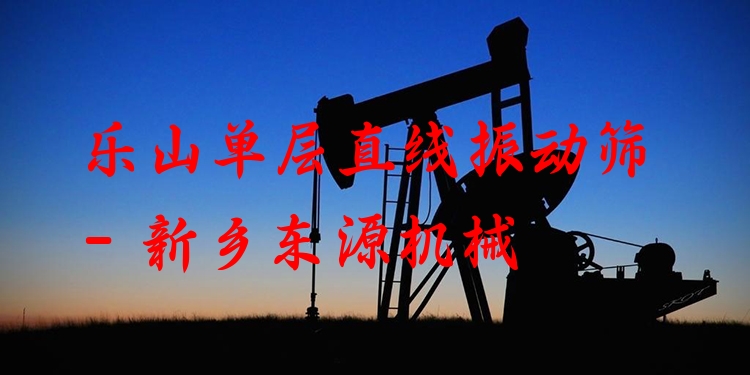 樂山單層直線振動篩 - 新鄉(xiāng)東源機械