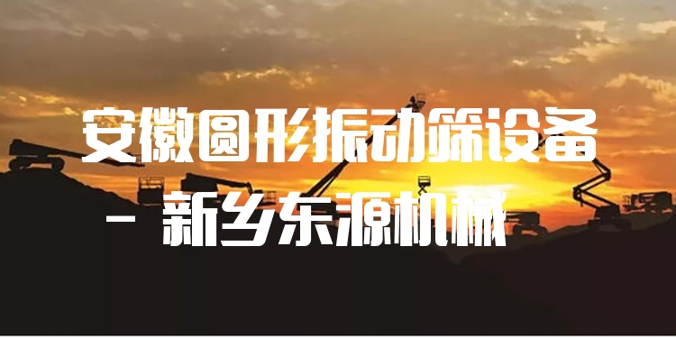 安徽?qǐng)A形振動(dòng)篩設(shè)備 - 新鄉(xiāng)東源機(jī)械