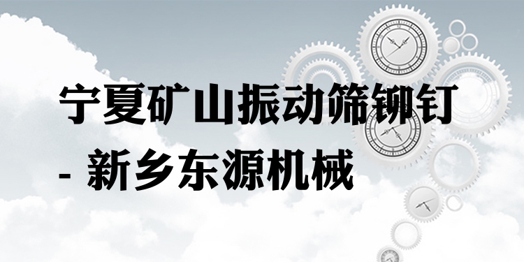 寧夏礦山振動(dòng)篩鉚釘 - 新鄉(xiāng)東源機(jī)械