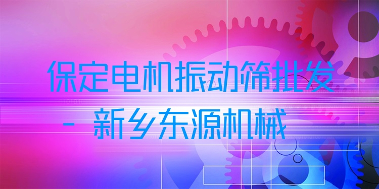 保定電機(jī)振動篩批發(fā) - 新鄉(xiāng)東源機(jī)械