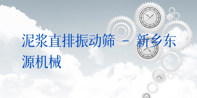 泥漿直排振動(dòng)篩 - 新鄉(xiāng)東源機(jī)械