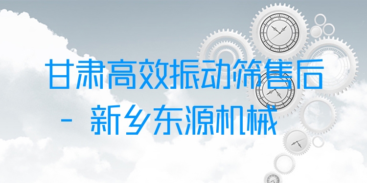 甘肅***振動(dòng)篩售后 - 新鄉(xiāng)東源機(jī)械