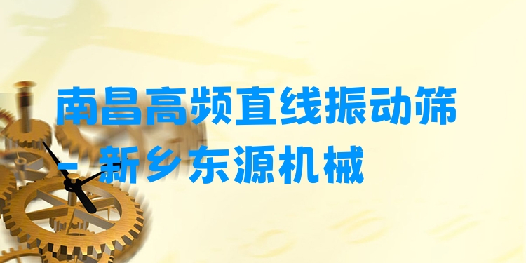 南昌高頻直線振動(dòng)篩 - 新鄉(xiāng)東源機(jī)械