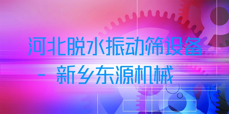 河北脫水振動(dòng)篩設(shè)備 - 新鄉(xiāng)東源機(jī)械