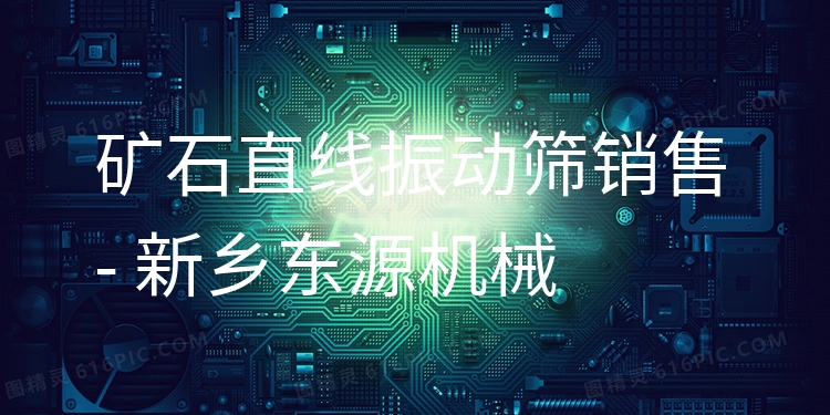 礦石直線振動(dòng)篩銷售 - 新鄉(xiāng)東源機(jī)械