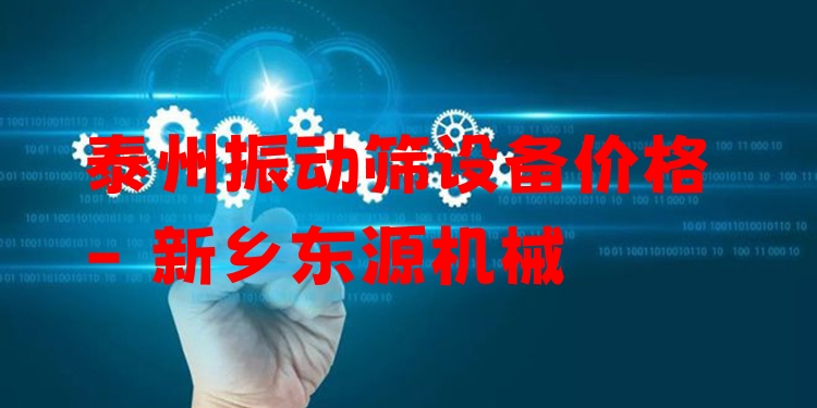 泰州振動篩設(shè)備價格 - 新鄉(xiāng)東源機械