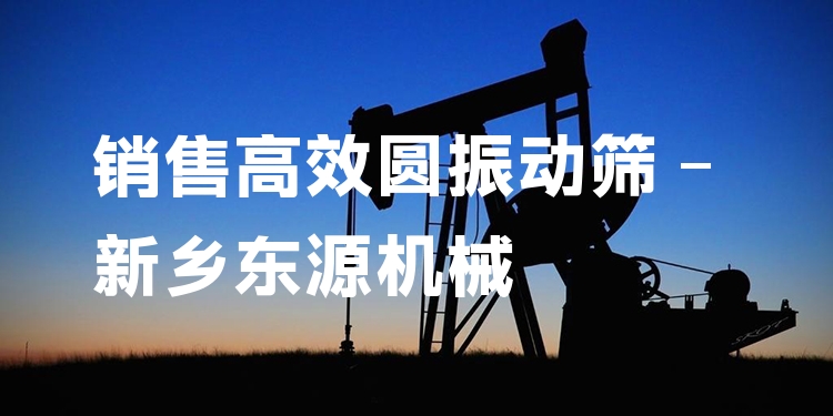 銷售***圓振動篩 - 新鄉(xiāng)東源機械