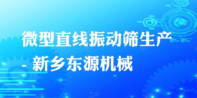 微型直線振動篩生產(chǎn) - 新鄉(xiāng)東源機械
