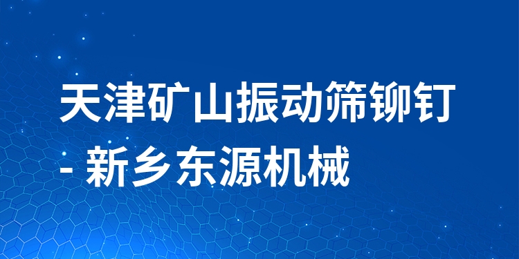 天津礦山振動篩鉚釘 - 新鄉(xiāng)東源機(jī)械