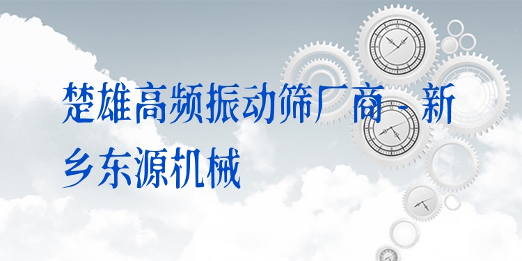 楚雄高頻振動篩廠商 - 新鄉(xiāng)東源機(jī)械