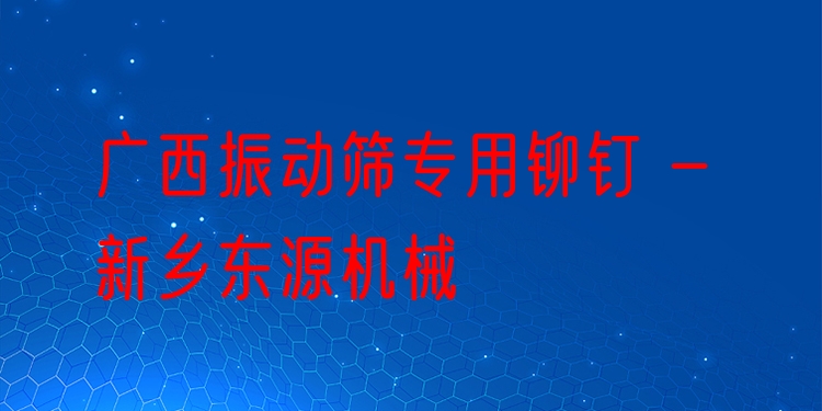 廣西振動篩專用鉚釘 - 新鄉(xiāng)東源機械