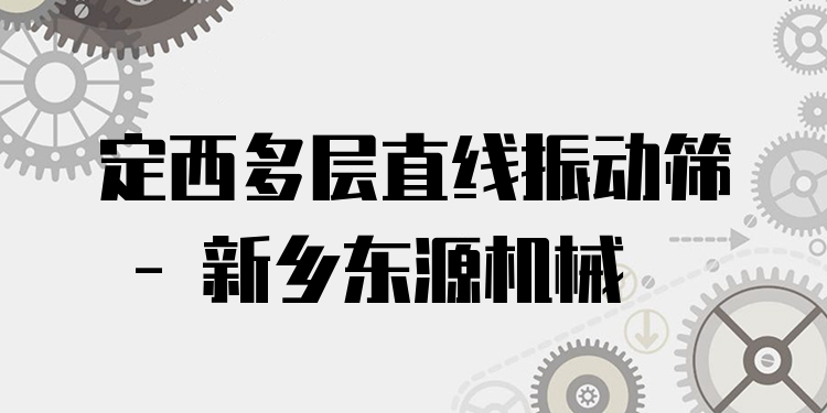 定西多層直線振動篩 - 新鄉(xiāng)東源機(jī)械