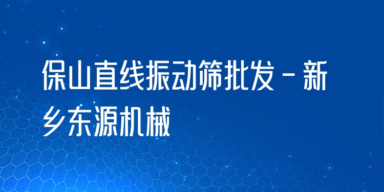 保山直線振動(dòng)篩批發(fā) - 新鄉(xiāng)東源機(jī)械
