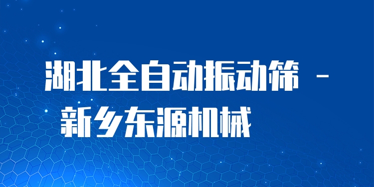湖北全自動(dòng)振動(dòng)篩 - 新鄉(xiāng)東源機(jī)械