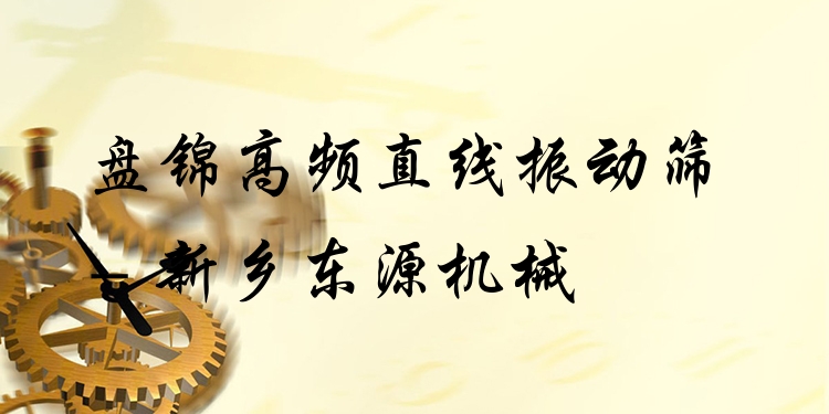 盤錦高頻直線振動篩 - 新鄉(xiāng)東源機械
