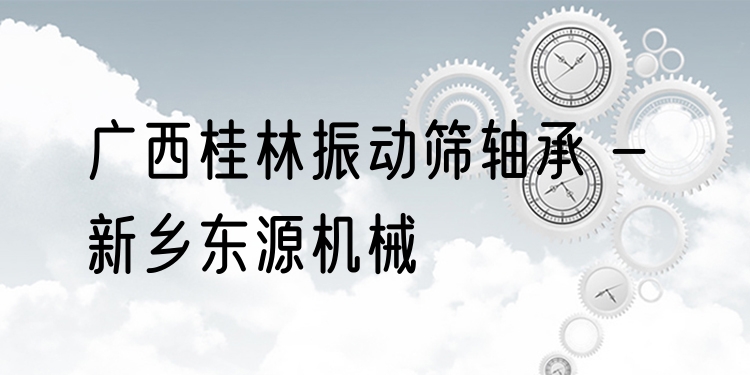 廣西桂林振動(dòng)篩軸承 - 新鄉(xiāng)東源機(jī)械