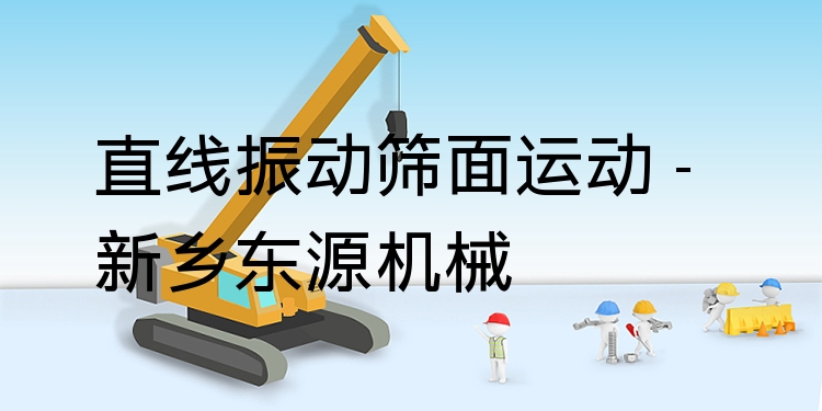 直線振動(dòng)篩面運(yùn)動(dòng) - 新鄉(xiāng)東源機(jī)械