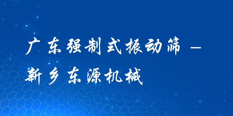 廣東強(qiáng)制式振動(dòng)篩 - 新鄉(xiāng)東源機(jī)械