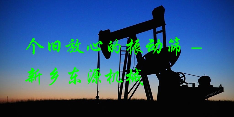 個(gè)舊放心的振動(dòng)篩 - 新鄉(xiāng)東源機(jī)械