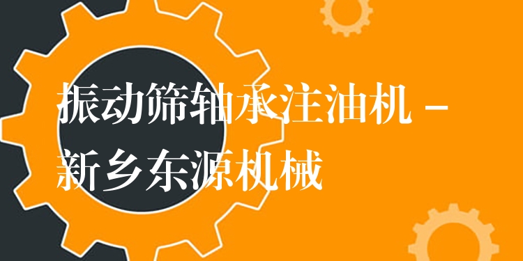 振動篩軸承注油機 - 新鄉(xiāng)東源機械