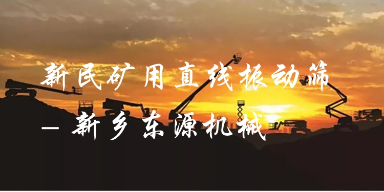 新民礦用直線振動篩 - 新鄉(xiāng)東源機械