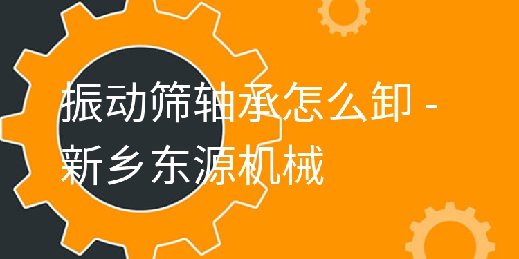 振動(dòng)篩軸承怎么卸 - 新鄉(xiāng)東源機(jī)械