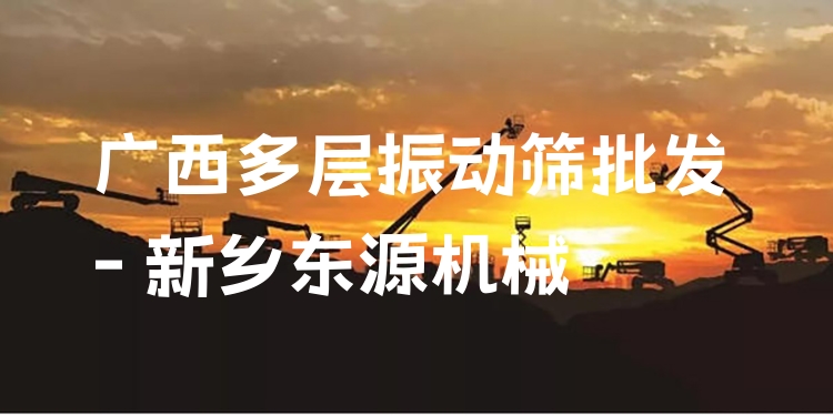 廣西多層振動(dòng)篩批發(fā) - 新鄉(xiāng)東源機(jī)械