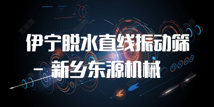 伊寧脫水直線振動篩 - 新鄉(xiāng)東源機(jī)械
