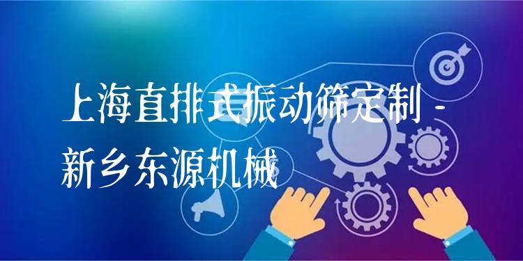 上海直排式振動(dòng)篩定制 - 新鄉(xiāng)東源機(jī)械