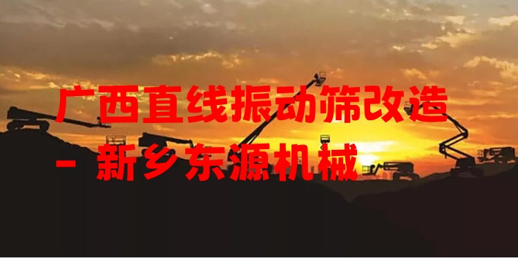 廣西直線振動(dòng)篩改造 - 新鄉(xiāng)東源機(jī)械