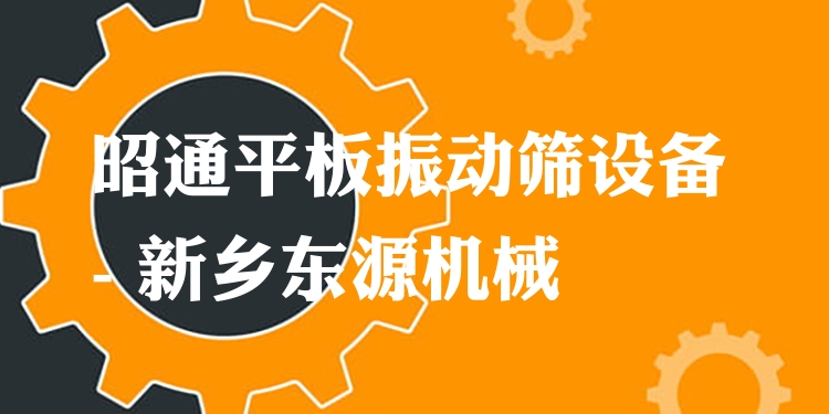昭通平板振動篩設(shè)備 - 新鄉(xiāng)東源機(jī)械