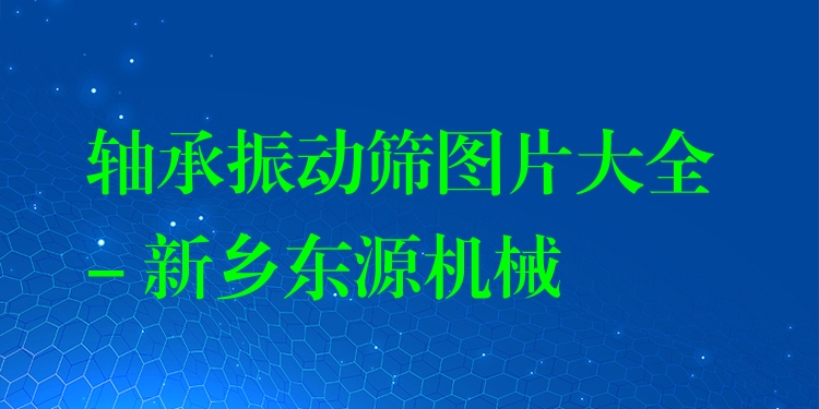 軸承振動(dòng)篩圖片大全 - 新鄉(xiāng)東源機(jī)械