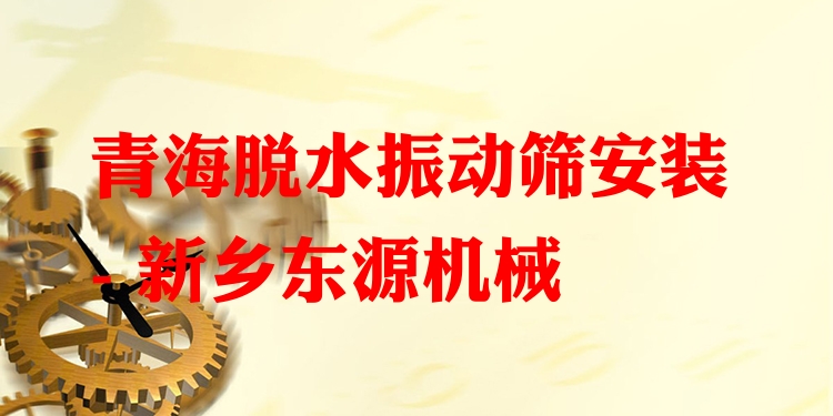 青海脫水振動篩安裝 - 新鄉(xiāng)東源機械