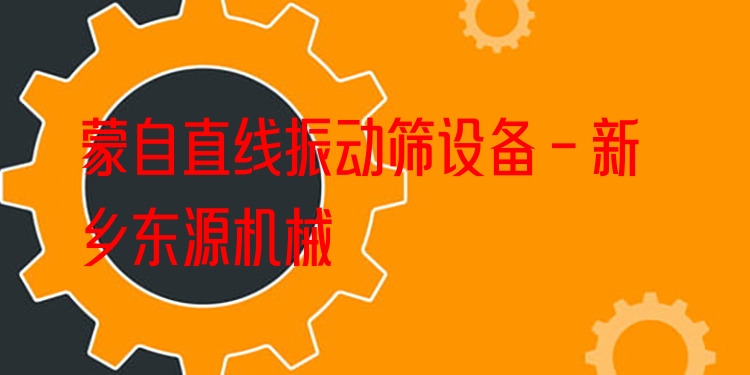 蒙自直線振動篩設備 - 新鄉(xiāng)東源機械