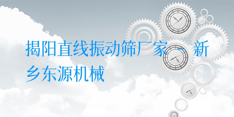 揭陽(yáng)直線(xiàn)振動(dòng)篩廠家 - 新鄉(xiāng)東源機(jī)械