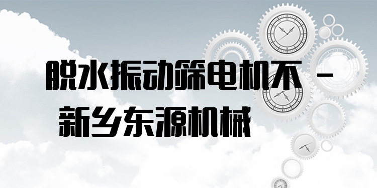 脫水振動篩電機不 - 新鄉(xiāng)東源機械