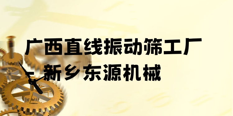 廣西直線振動篩工廠 - 新鄉(xiāng)東源機(jī)械
