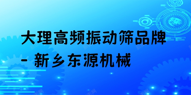 大理高頻振動(dòng)篩品牌 - 新鄉(xiāng)東源機(jī)械
