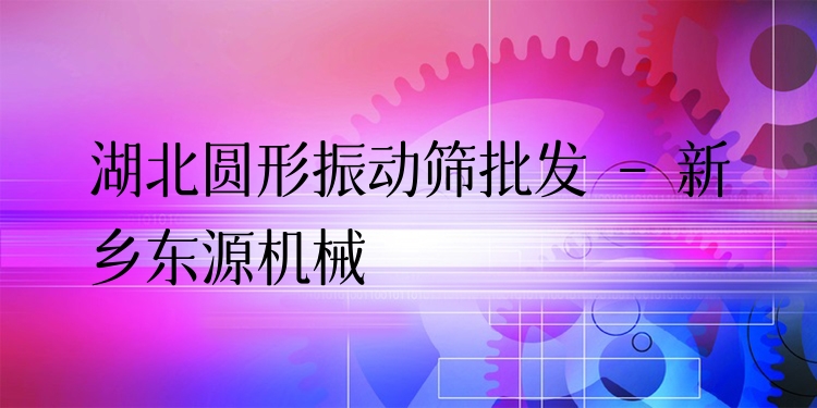湖北圓形振動篩批發(fā) - 新鄉(xiāng)東源機械