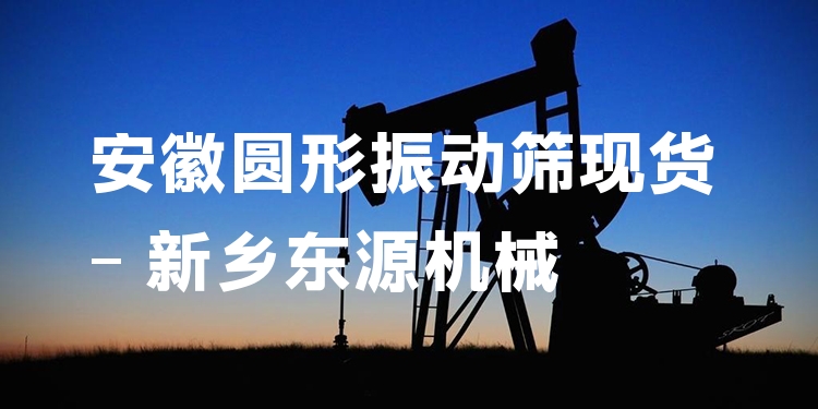 安徽圓形振動篩現(xiàn)貨 - 新鄉(xiāng)東源機械