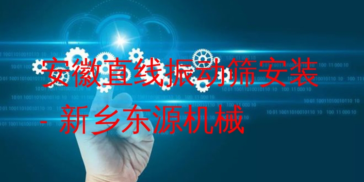 安徽直線振動(dòng)篩安裝 - 新鄉(xiāng)東源機(jī)械