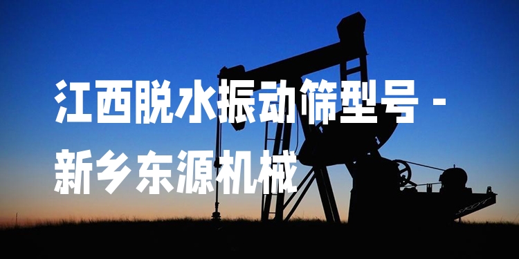 江西脫水振動(dòng)篩型號(hào) - 新鄉(xiāng)東源機(jī)械