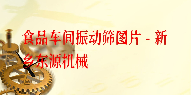 食品車間振動篩圖片 - 新鄉(xiāng)東源機械